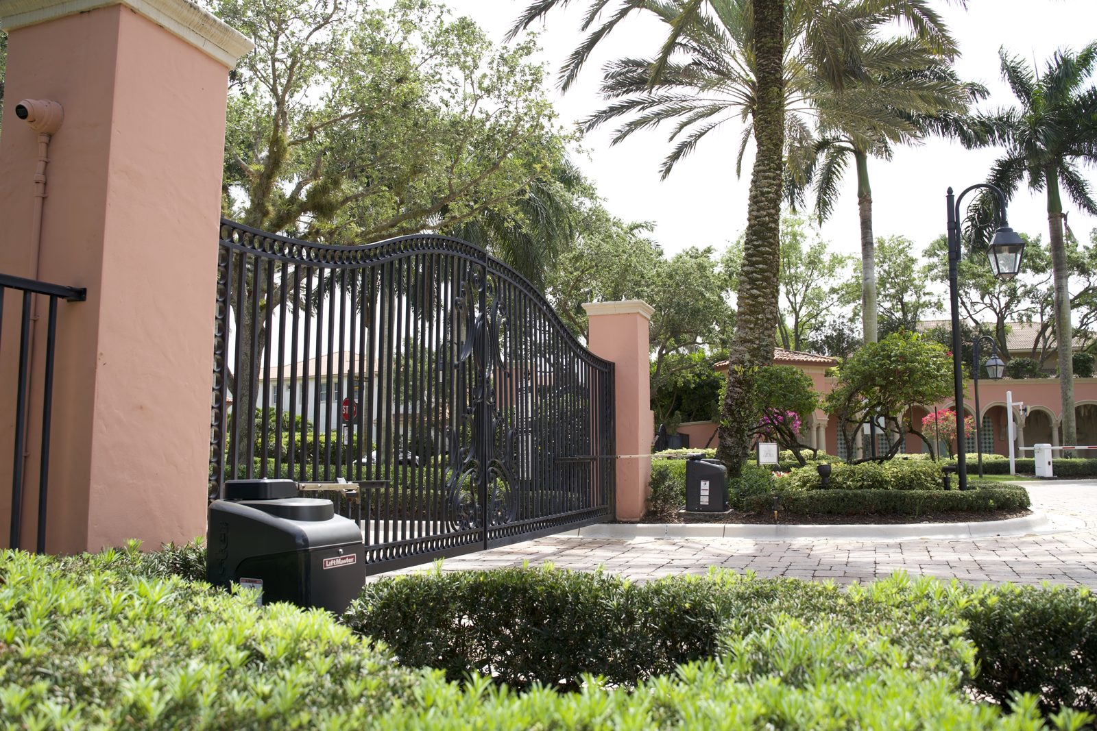 Automated gate and operator equipment at a Florida property